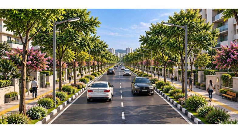 Business News | Joint Initiative of Pune Municipal Corporation and Anandvan Foundation; Plantation of 6,500 Trees in Pune, Way Cleared for Kothrud DP Road