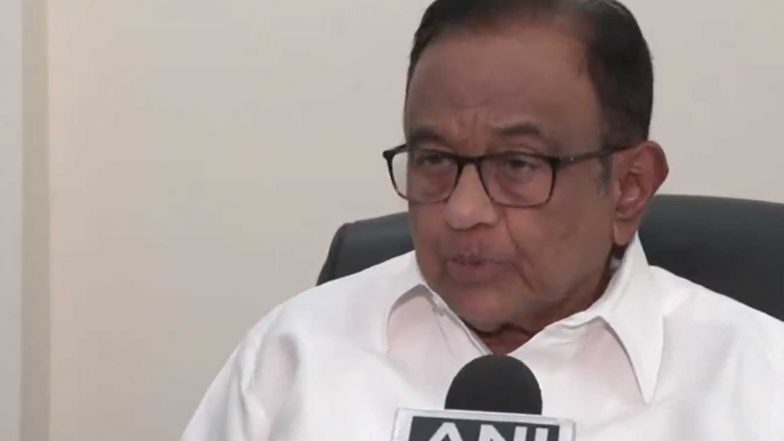 India News | Wisest Thing CEC Can Do is to Resign: P Chidambaram on SIR Row