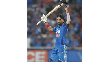 Sports News | KL Rahul Completes 10,000 International Runs, Marks Milestone with Explosive Ton in 3rd WI ODI