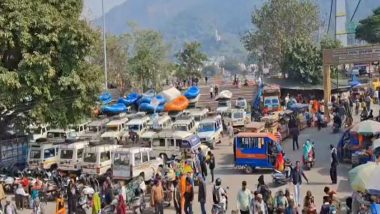 India News | Uttarakhand: Heavy Traffic Grips Rishikesh as Long Weekend Draws Tourists, Pilgrims