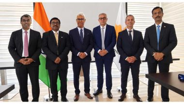 World News | India, Cyprus Hold First Joint Maritime Committee Meeting
