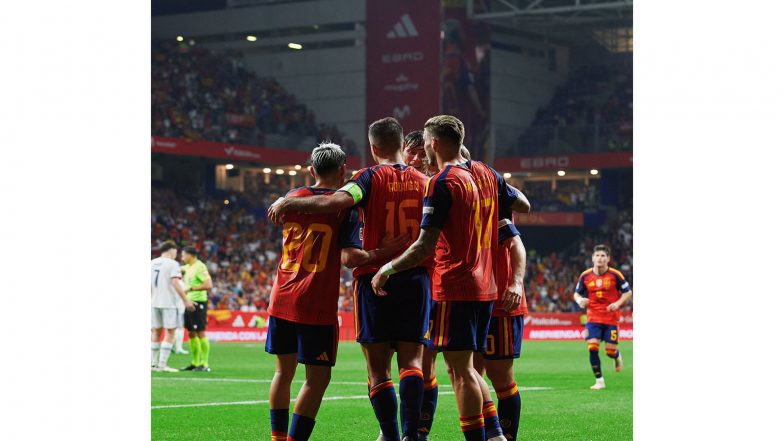 Sports News | UEFA Nations League: Spain Maintain Perfect Start with 3-1 Win over Czech Republic