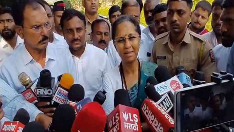 India News | MPSC Protests: Supriya Sule Urges Maharashtra CM to Hold Dialogue to Find Solution