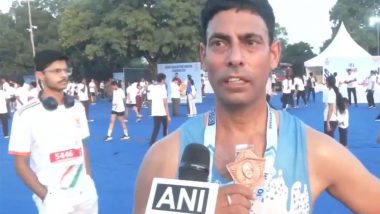 India News | Everest Summiter Amit Kumar Completes 10-km Run at Sekhon IAF Marathon