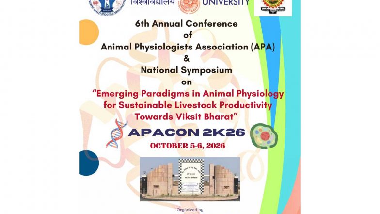 India News | APACON 2026: First Major National Scientific Conference by Faculty of Veterinary & Animal Sciences at BHU