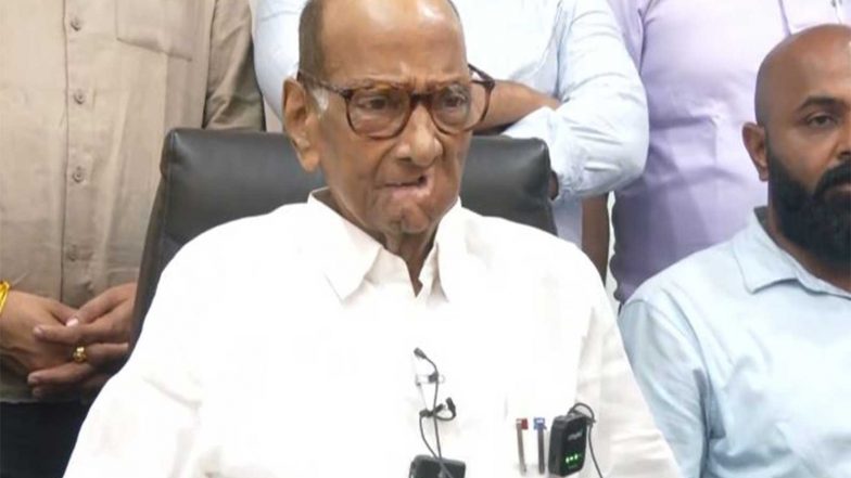 India News | MPSC Agitation: Sharad Pawar Urges Maharashtra Govt to Hold Dialogue with Students, Find Solution