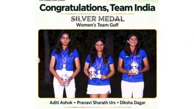 Sports News | IGU Announces Cash Awards for Asian Games Golf Medallists; Pranavi Urs to Receive Rs 10 Lakh for Historic Gold