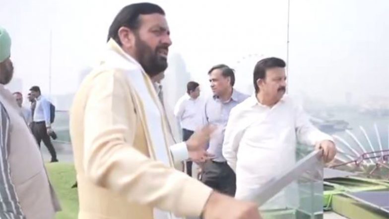 India News | Haryana CM Nayab Singh Saini Visits Singapore to Study Infrastructure Models for Gurugram Convention Centre