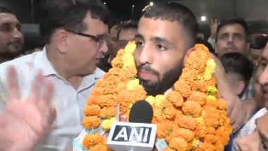 Sports News | LA Olympic Gold Dreams; Gratitude to Coaches: India's Asian Games Wrestling Heroes Aman, Sujeet, Nitesh Receive Warm Welcome Back Home