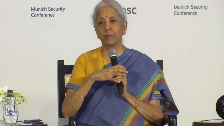 Business News | India-EU Trade Deal to Boost Exports in Labour-intensive Sectors Like Textiles, Footwear, Says FM Nirmala Sitharaman