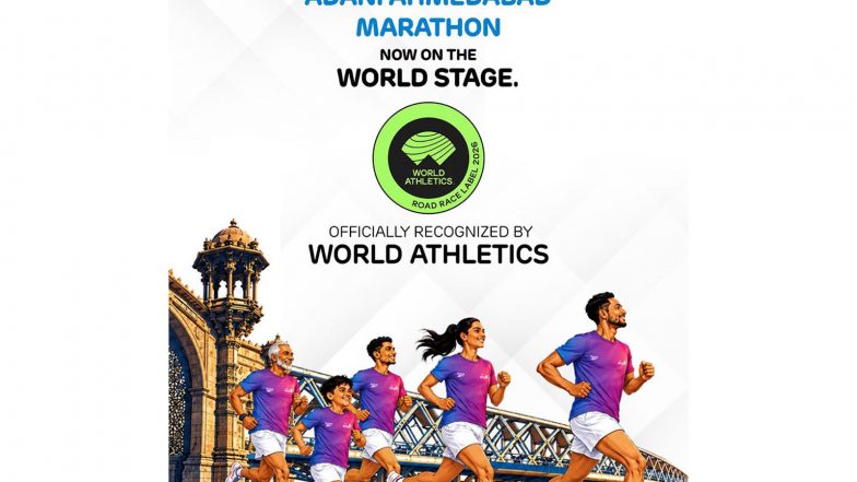 Sports News | Adani Ahmedabad Marathon Joins World Athletics Global Calendar Ahead of Its 10th Edition