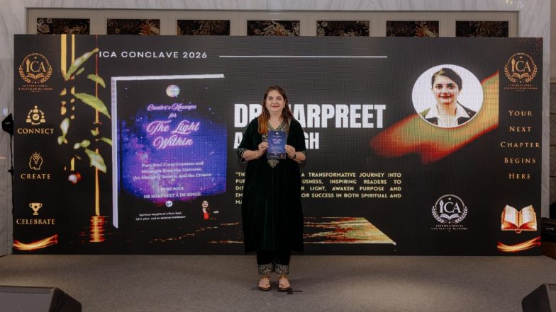 Business News | Dr. Harpreet A. De. Singh Launched The Book Creator’s Messages for The Light Within at ICA Conclave 2026