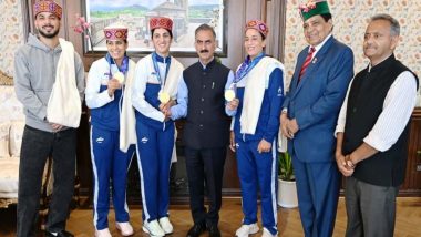 Sports News | Asian Games 2026: CM Sukhu Announces Rs 1 Crore Each for Himachali Kabaddi Gold Medallists