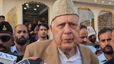 India News | &lsquo;Happy SC Took Notice&rsquo;: Farooq Abdullah Backs Court Scrutiny of CEC over SIR