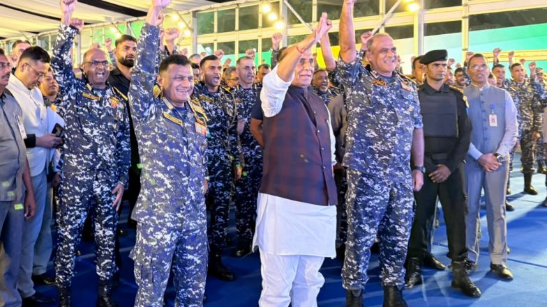 India News | “Indian Navy Among Most Powerful in World”: Rajnath Singh Hails Force, Flags Future Challenges