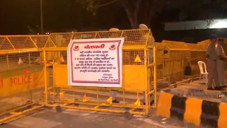 India News | CEC Row: Security Heightened Around Jantar Mantar, ECI HQ Ahead of Opposition March Today