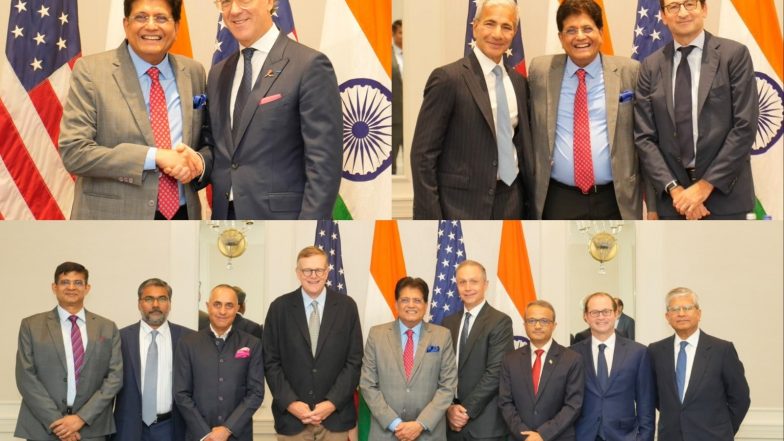 World News | Piyush Goyal Steps Up US Outreach, Pitches India to Global Investors for Deeper Investment Ties