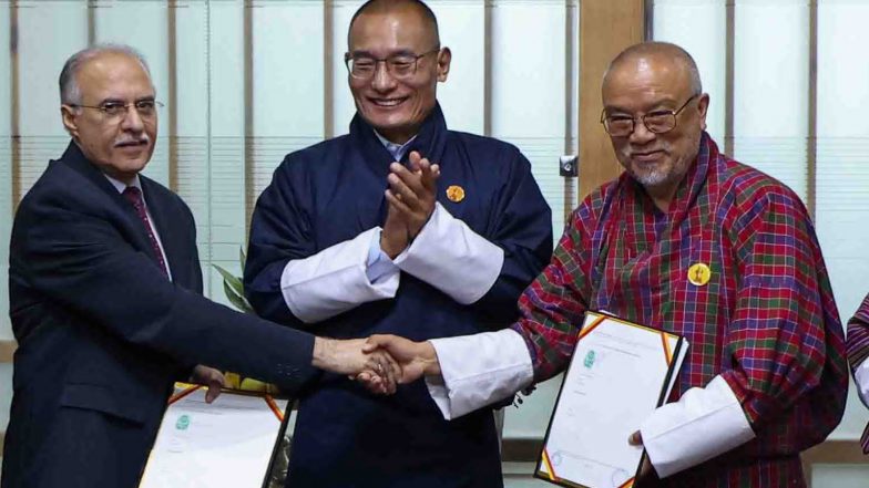 Business News | Adani Power, Bhutan's DGPC Sign Pact for 770 MW Hydropower Project; Construction to Begin in H1 2027
