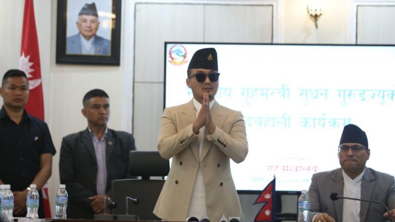 World News | Nepal Home Minister Sudan Gurung to Visit India Next Week