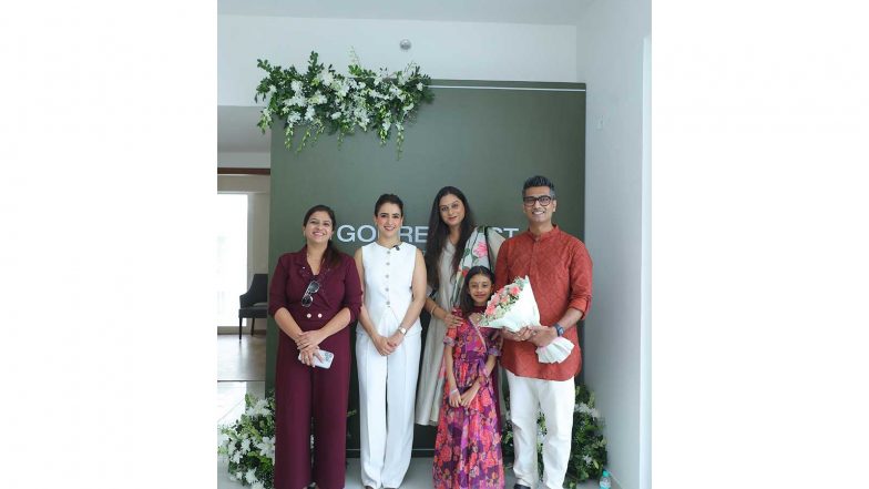 Business News | Godrej Properties Marks 100th Home Handover at Godrej Nest with 'Shubh Aarambh'; Actor Sanya Malhotra Surprises the Family