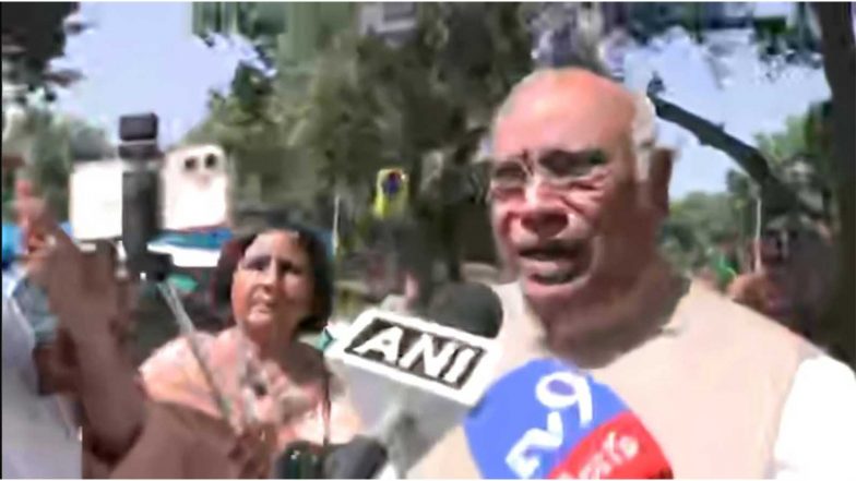 India News | INDIA Bloc March to EC: Kharge, Karti Chidambaram Target EC over SIR, Allege Threat to Voting Rights