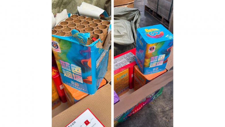 India News | DRI Seizes Chinese-origin Fireworks Worth over Rs 12 Crore at Chennai Port