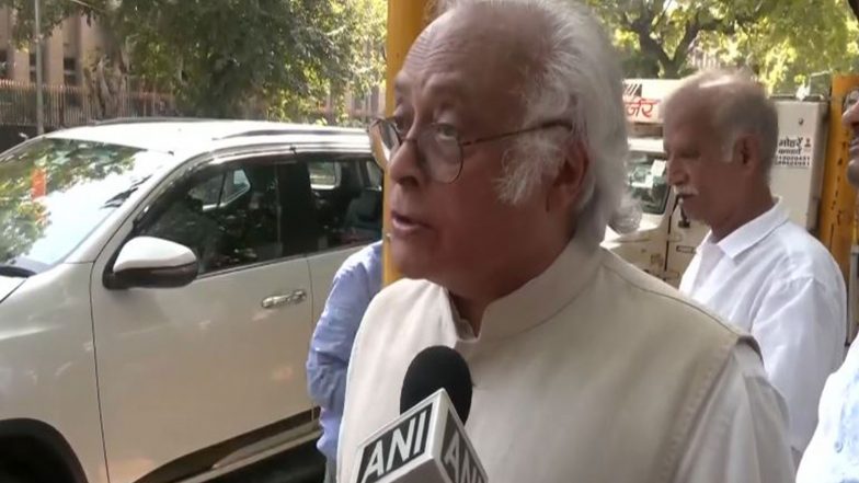 India News | “Gyanesh Kumar Cannot Stay in Office Any Longer”: Congress' Jairam Ramesh During INDIA Bloc Protest