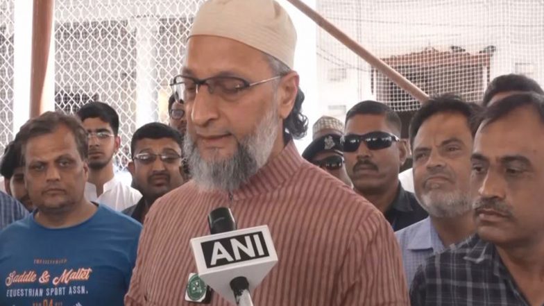 India News | Telangana: Owaisi Alleges Bid to Delete 122 Muslim Voters in Goshamahal; Demands ECI Action over Fraudulent 'Form 7' Filings