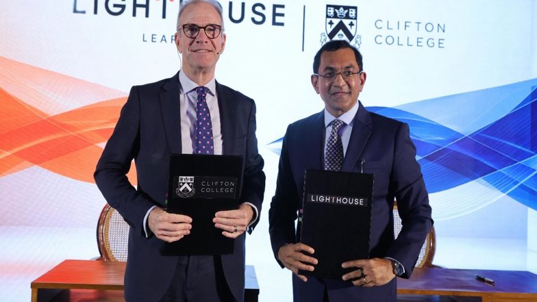 Business News | Lighthouse Learning Announces Partnership with Clifton College, Bringing 164 Years of Educational Legacy to India