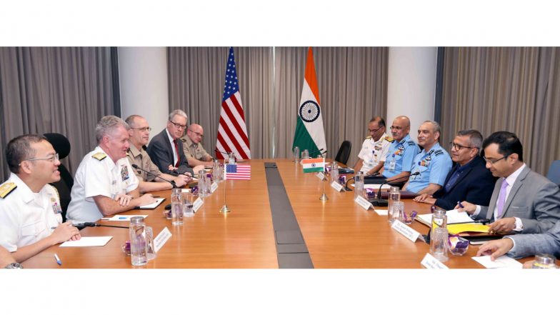 World News | India, US Discuss Ways to Strengthen Defence, Strategic Cooperation