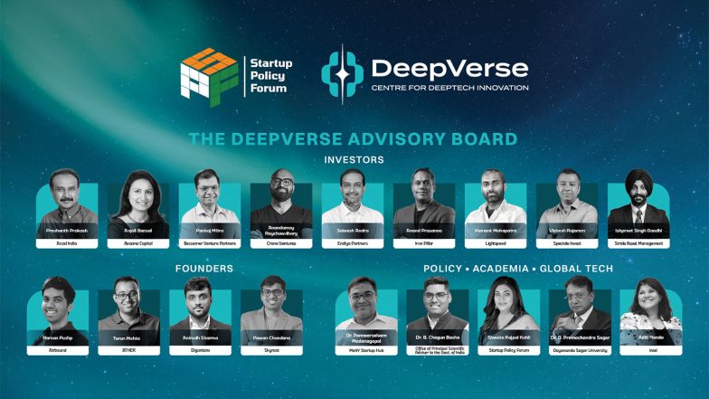 Business News | 30 Investors, Founders and Policymakers Join DeepVerse, Startup Policy Forum's Centre for DeepTech Innovation