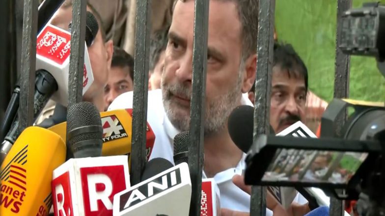 India News | “They Can Provide Us with Another Place to Protest”: Rahul Gandhi on EC Demonstration