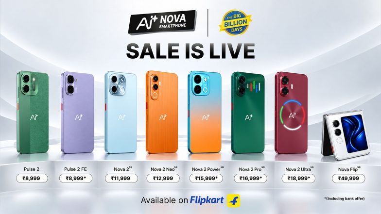 Business News | Ai+ Smartphone Drops Big Billion Days Pricing Across the Nova and Pulse Series
