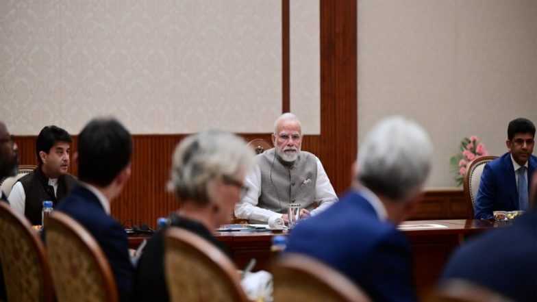 India News | PM Modi Stresses Affordable Tech Access, Last-mile Connectivity for Global South During GSMA Board Interaction