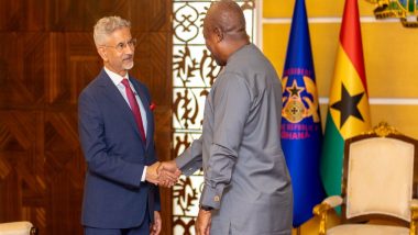 World News | Jaishankar Meets Ghana President During 3-nation Visit, Highlights Strong Momentum in India-Ghana Partnership