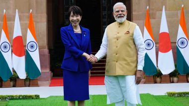 World News | Japan PM Takaichi Congratulates PM Modi on 25 Years as Head of Govt, Vows Stronger FOIP Partnership