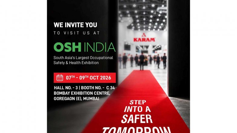 Business News | KARAM Safety to Showcase Advanced Workplace Safety Solutions at OSH India 2026