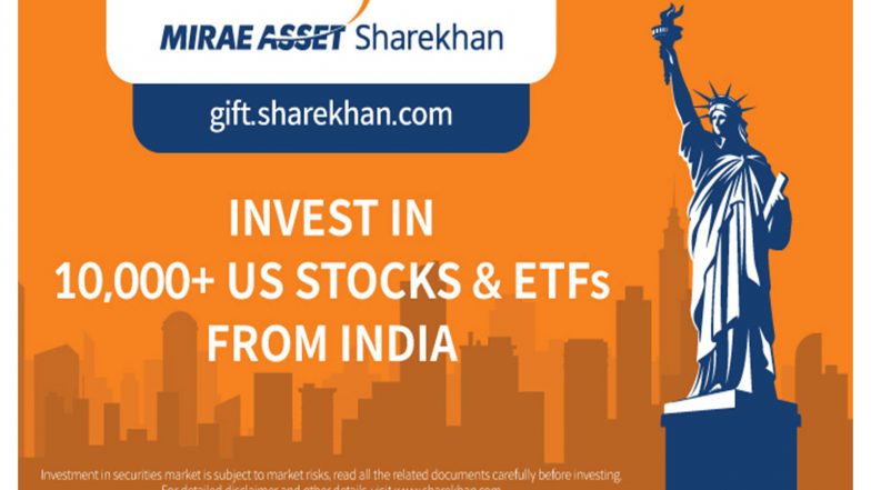 Business News | Mirae Asset Sharekhan Enables Indian Investors to Access Over 10,000 Us Stocks and ETFs Through Gift City