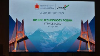 Business News | Jindal Steel and IIT Hyderabad Explore the Future of Steel Solutions at Bridge Technology Forum