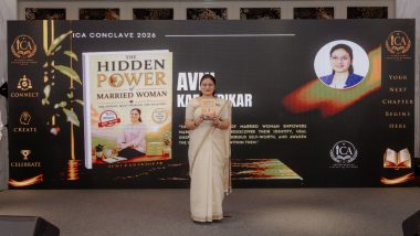 Business News | Ms. Avni Atharva Karandikar Launched The Hidden Power of Married Woman at ICA Conclave 2026