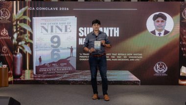 Business News | Mr. Sumanth Namburi Launched His Debut Book The Other Side Of Nine at ICA Conclave 2026