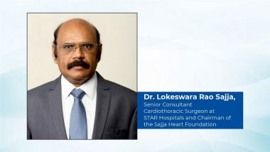 Business News | Sajja Heart Foundation & STAR Hospitals Reach Global Milestone as Dr. Lokeswara Rao Sajja Elected Fellow of European Society of Cardiology