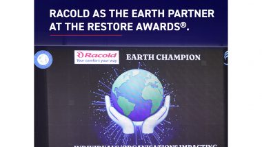 Business News | Racold Joins The Restore Awards&reg; as Earth Partner to Promote Energy-Efficient, Sustainable Comfort