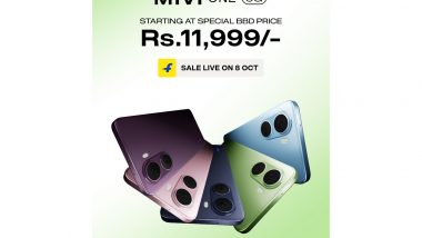 Business News | Mivi One 5G Goes on Sale with Flipkart Big Billion Days; Price Starting at ₹11,999*