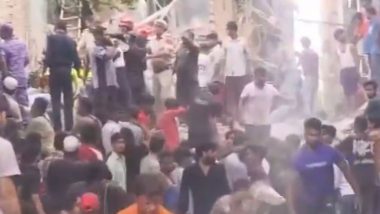 India News | Delhi: Residential Building Collapses in New Seemapuri, Month After Satya Niketan's Incident