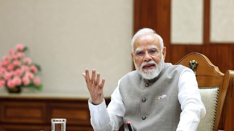 World News | PM Modi Thanks Global Leaders for Congratulatory Wishes on Completing 25 Years in Governance