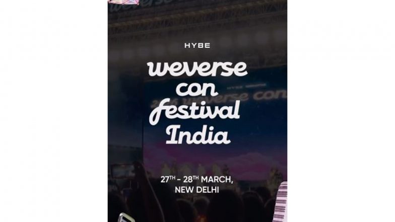 Entertainment News | Weverse Con Festival India 2027: HYBE’s K-Pop Festival Set to Arrive in New Delhi