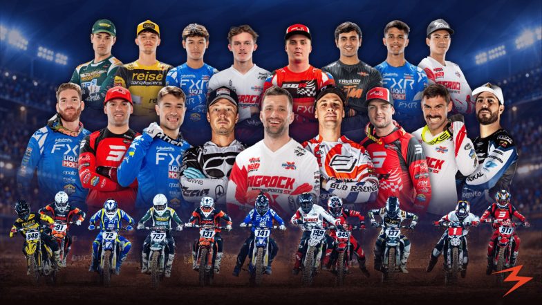 Sports News | 146 World Athletes from 21 Countries Line Up for Indian Supercross Racing League Season 3