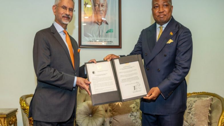 World News | Ghana Joins India-led International Big Cat Alliance During EAM Jaishankar’s Visit to Accra