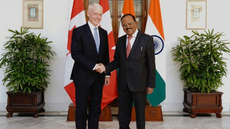 World News | India, Canada Review Security Ties, Agree to Strengthen Law-enforcement Cooperation at NSA-level Security Dialogue